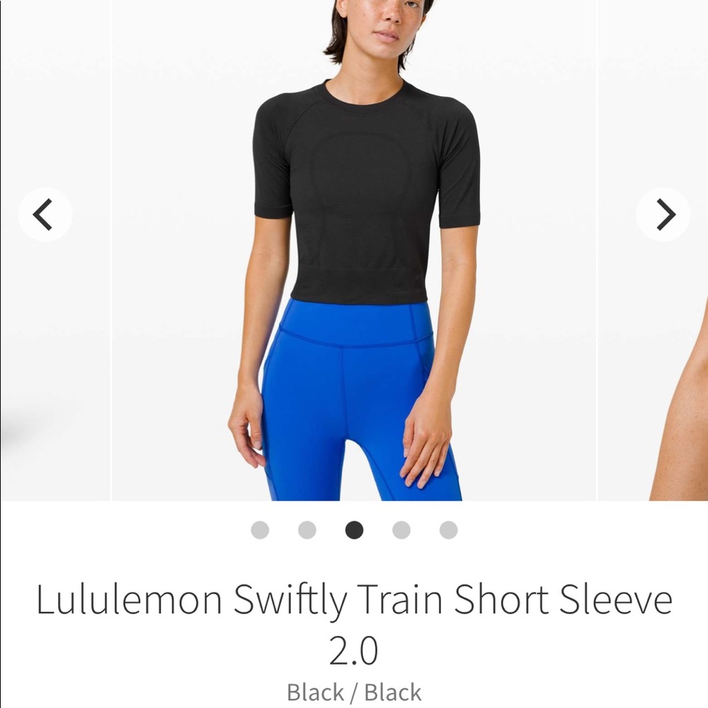 Lululemon Swiftly Train Short Sleeve 2.0